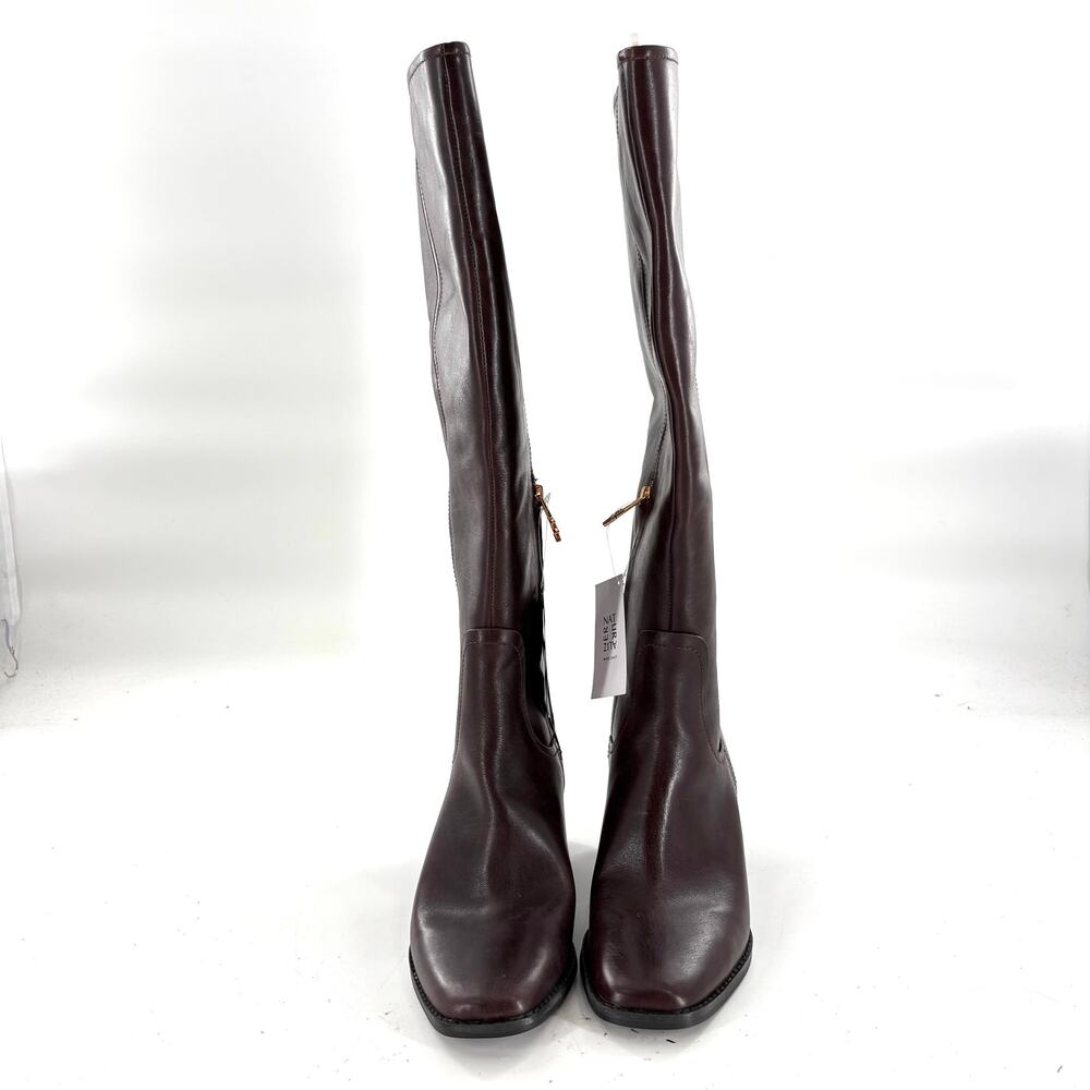 Naturalizer 27 Edit Edda Over The Knee Wide Calf Boot 7.5 Brown NWOT OTK Heel - Picture 5 of 7